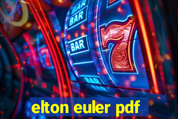 elton euler pdf